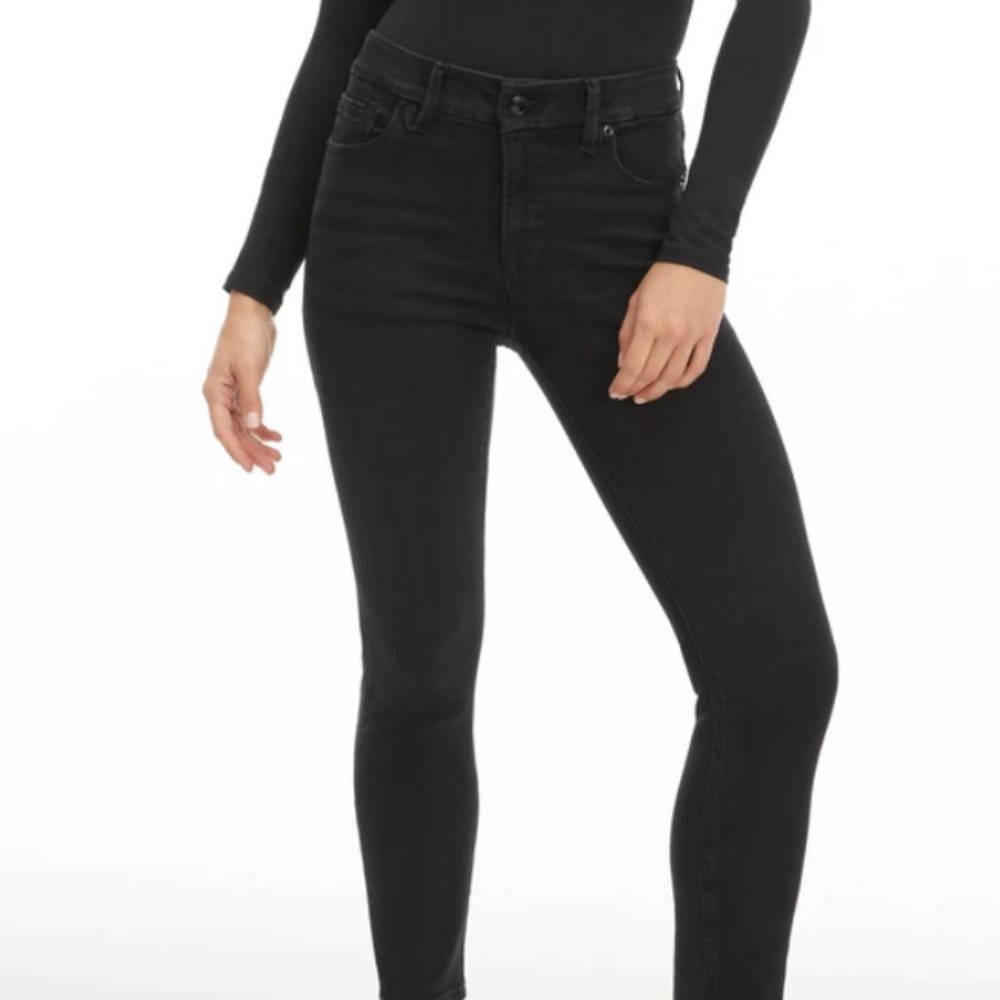 Good American Black Skinny Jeans - Petite Size 0